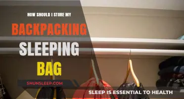 Backpacking Sleeping Bag: Storage Tips and Tricks