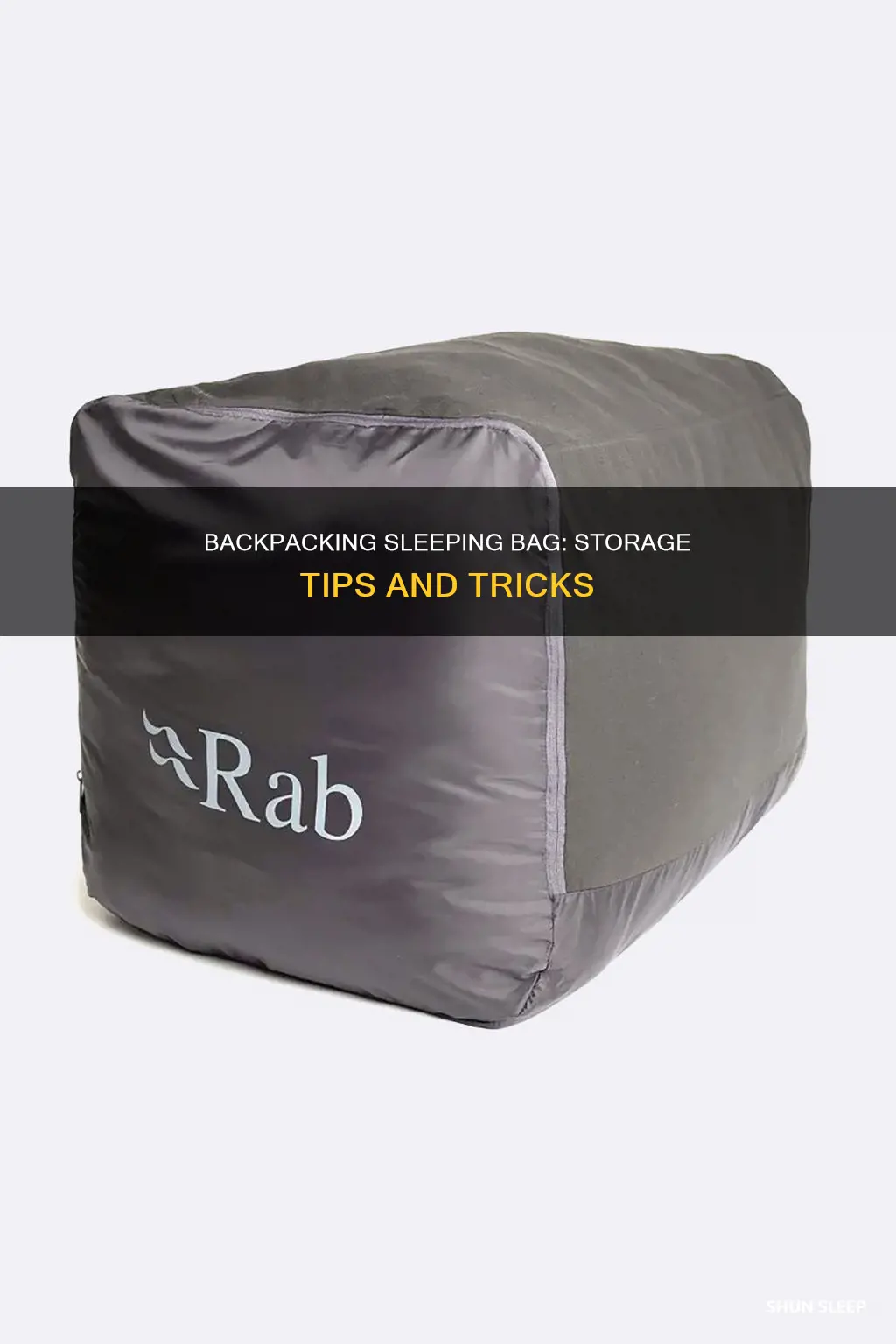 how should i store my backpacking sleeping bag