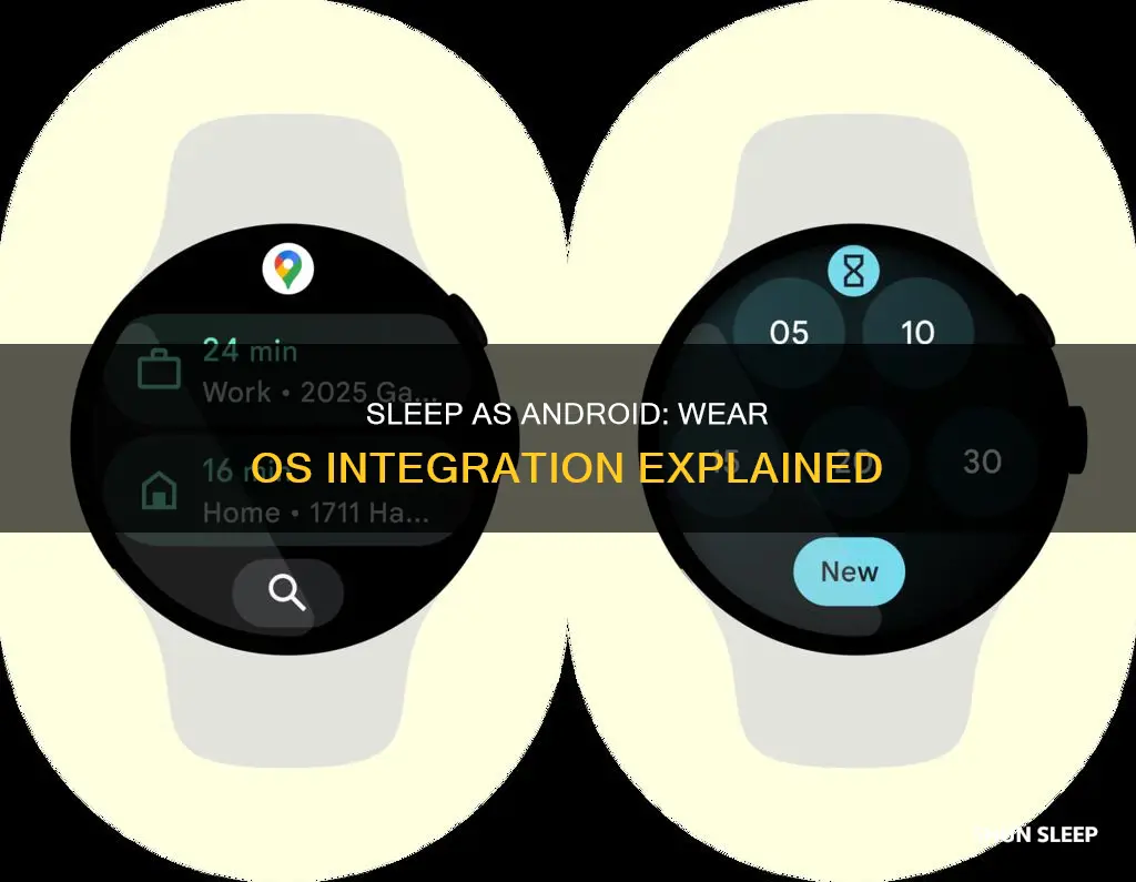how sleep as android works with wear os