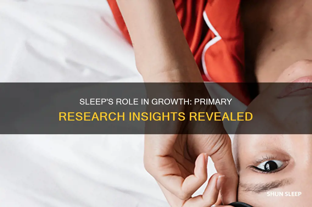 how sleep helps growth primary resource reference