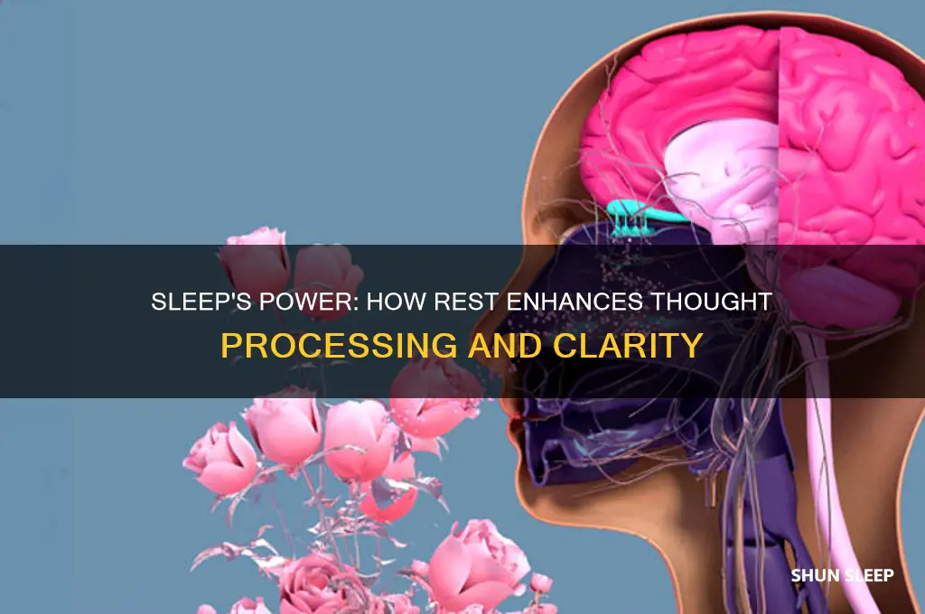 how sleep helps you process thoughts