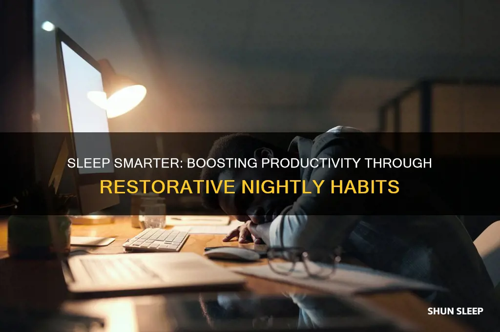 how sleep helps your productivity