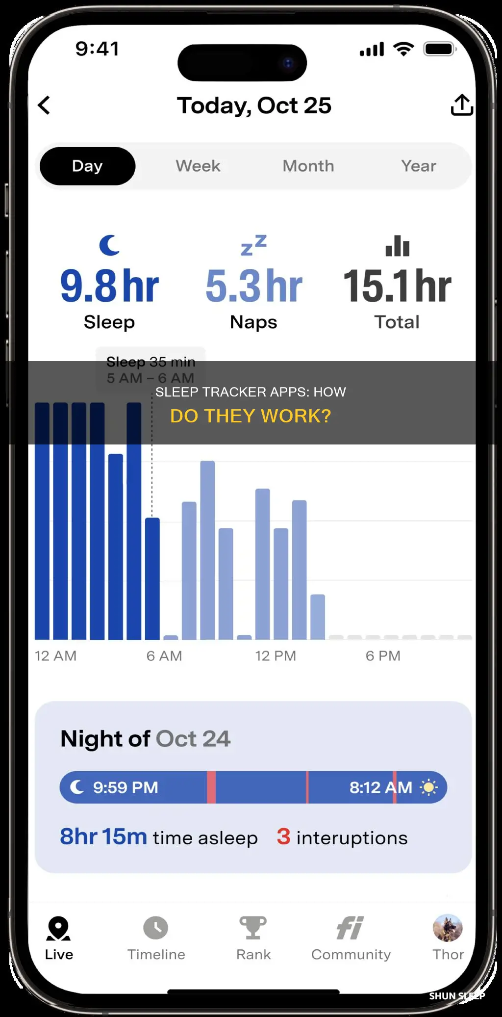 how sleep tracker apps works