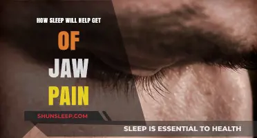 Sleep's Healing Power: Relieving Jaw Pain Through Restorative Sleep Habits