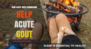 Cardboard Bed Hack: Easing Acute Gout Pain While Sleeping
