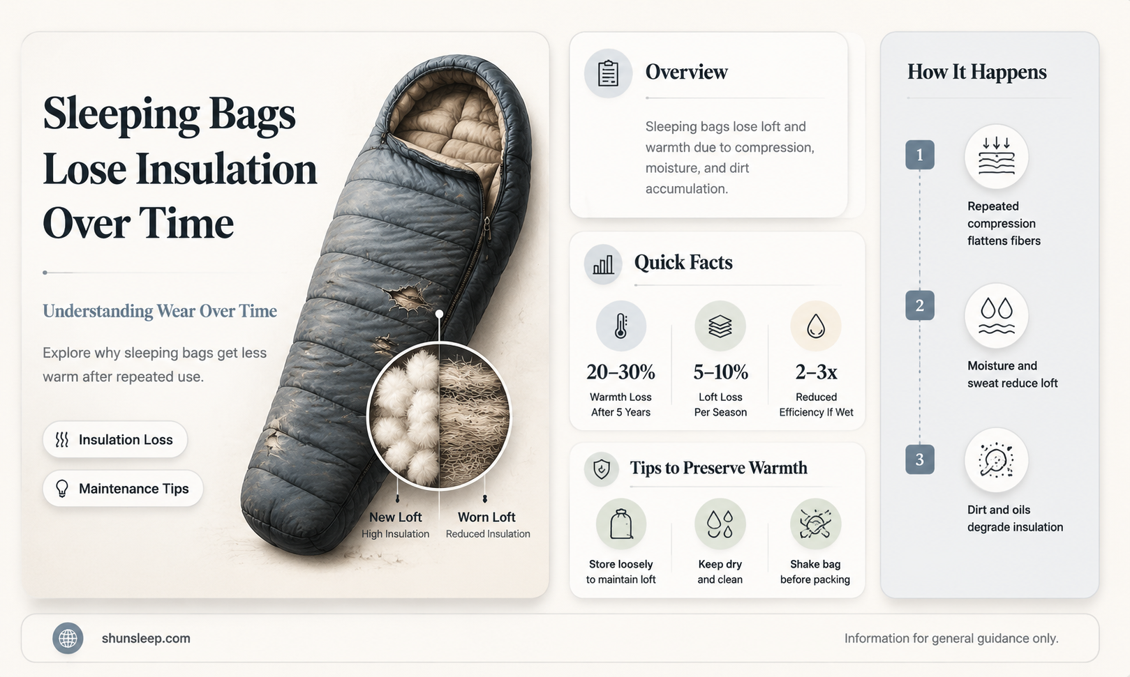 can a sleeping bag lose its power