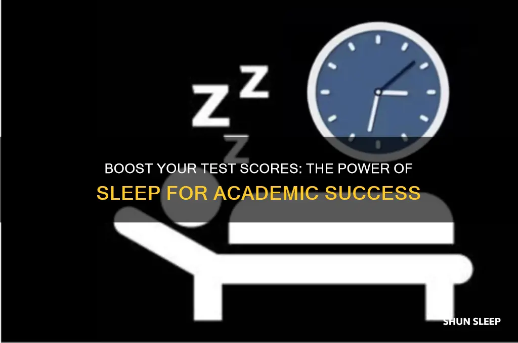 how sleeping helps test scores