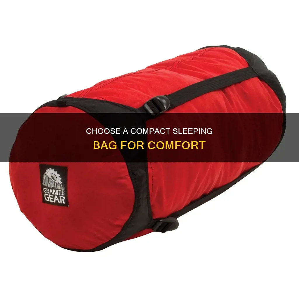 how small should your sleeping bag be