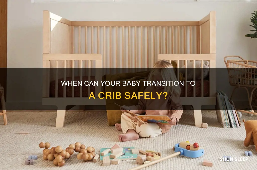 how soon can a baby sleep in a crib