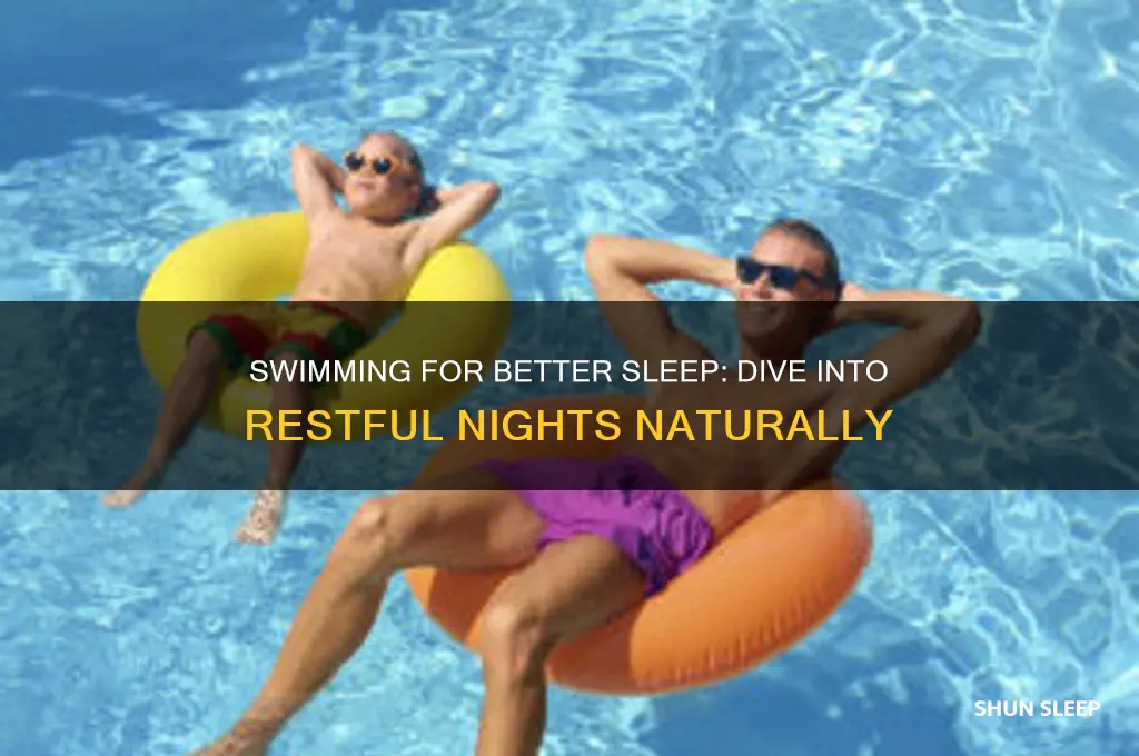 how swimming helps u sleep
