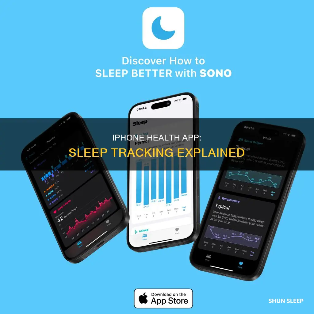 how the health app works on iphone during sleep