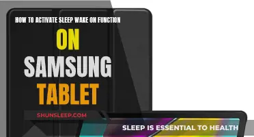 Samsung Tablet: Activating Sleep Wake Function Made Easy