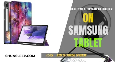 Activating Sleep-Wake Function on Your Samsung Tablet