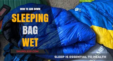 Drying a Down Sleeping Bag: What to Do When Wet