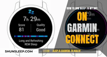 Garmin Connect: Adding Sleep to Your Daily Routine