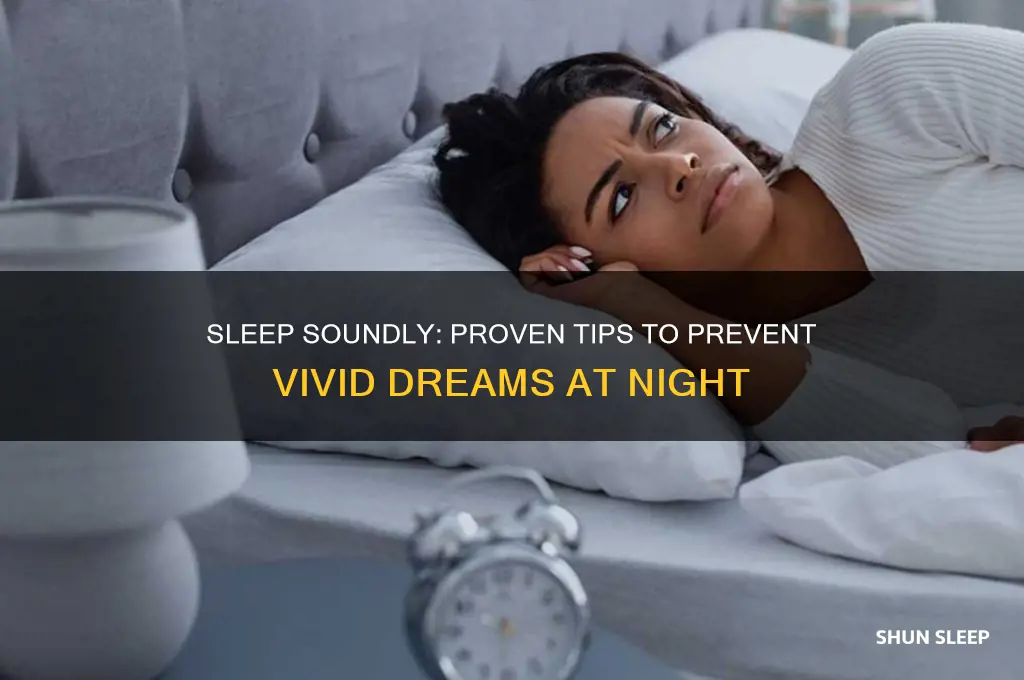 how to avoid getting dreams while sleeping