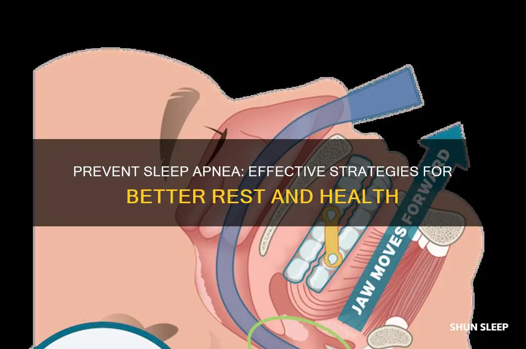 how to avoid getting sleep apnea