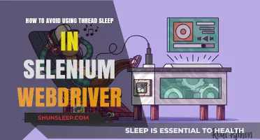 Efficient Selenium WebDriver: Avoiding Thread Sleep