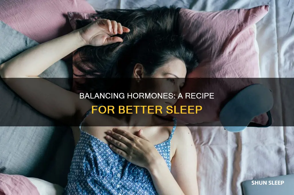 how to balance hormones for better sleep
