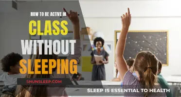 Staying Awake: Active Learning Strategies to Avoid Sleep