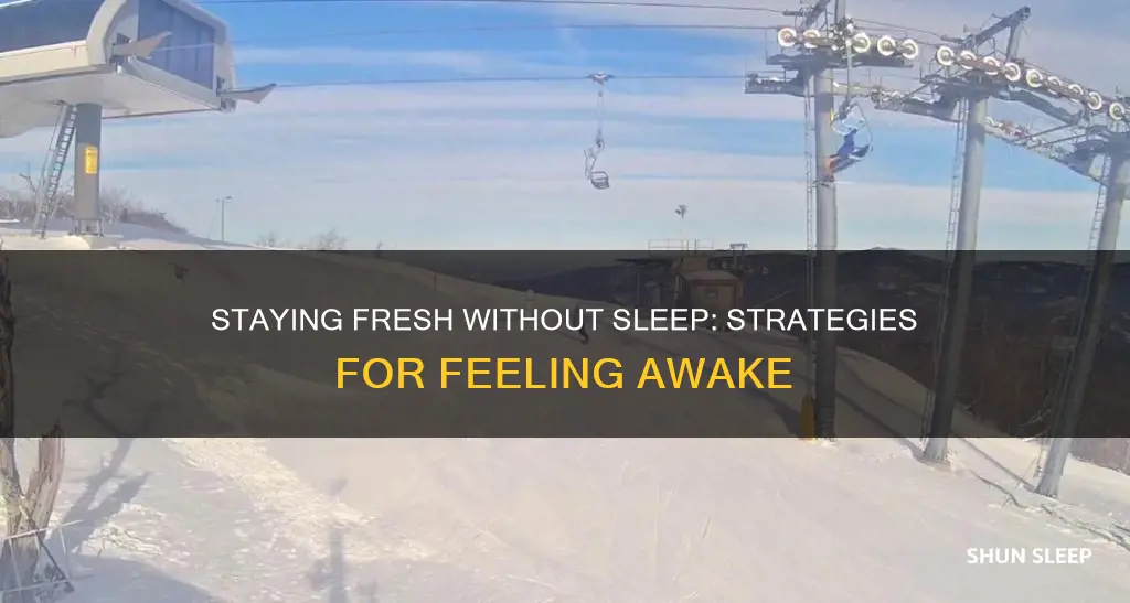 how to be fresh without sleep