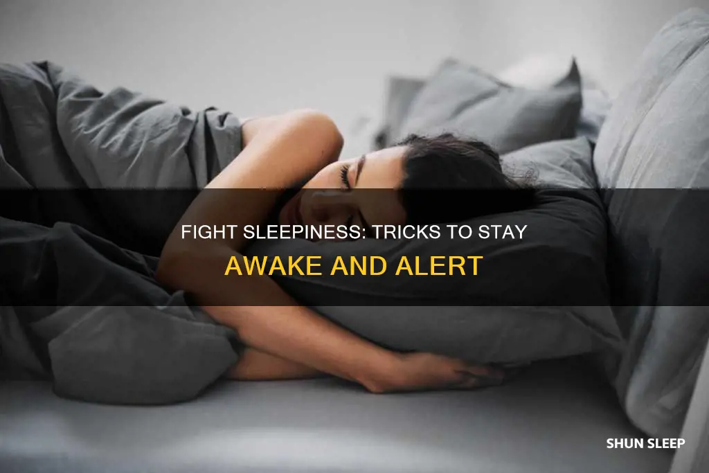 how to be less sleepy without sleeping