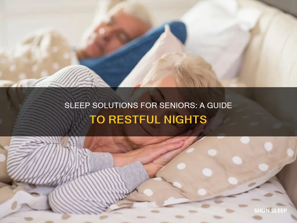 how to best sleep in old age