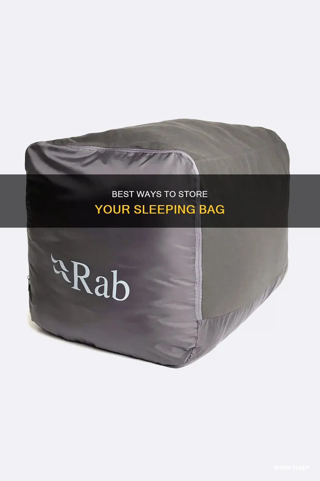 how to best store sleeping bags