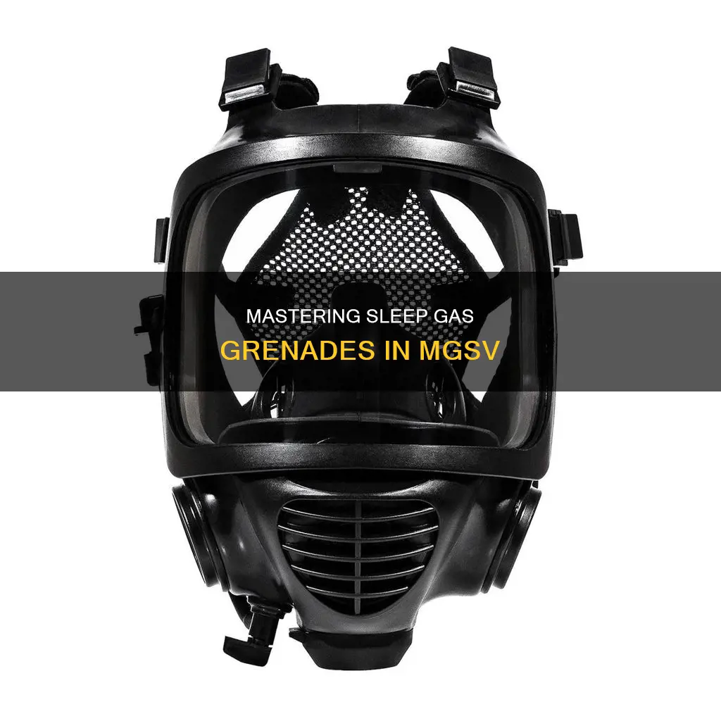 how to best use sleep gas grenades mgsv