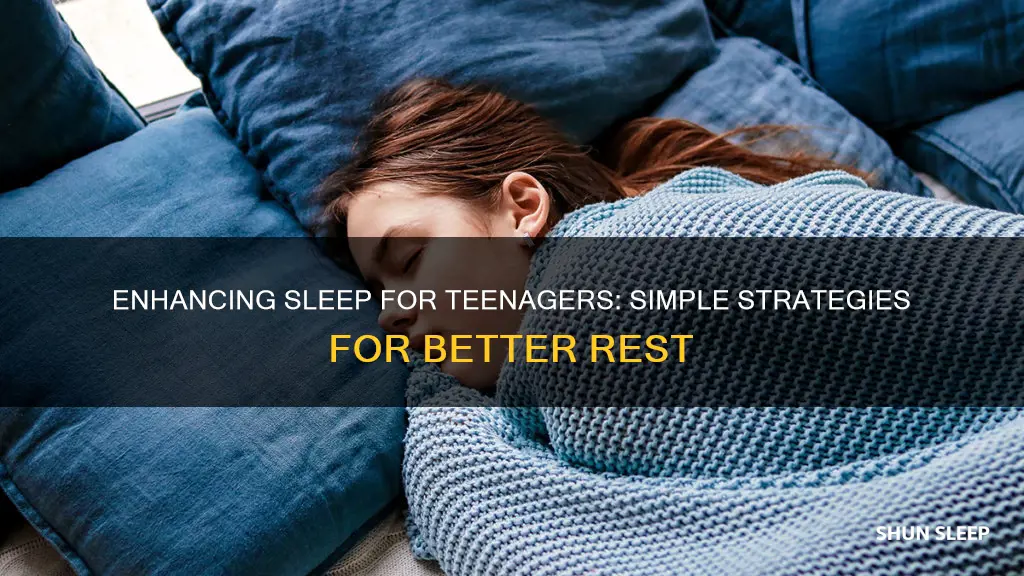 how to better sleep 14 year old