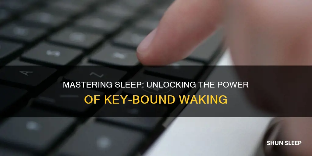 how to bind a key to wake up in sleep