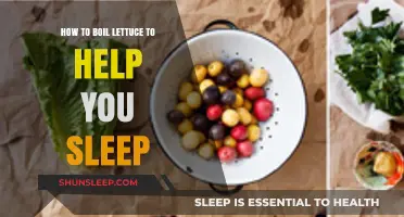 Boil Lettuce for Better Sleep: A Simple Bedtime Ritual