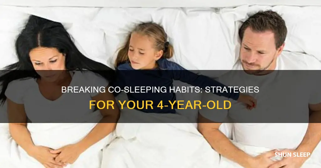 how to break co sleeping with a 4 year old