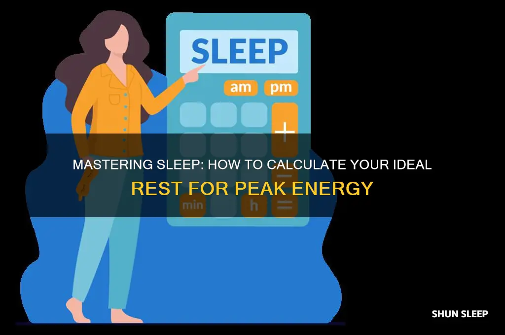 how to calculate getting enough sleep