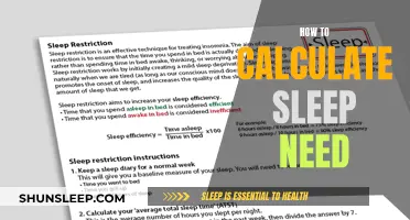 Calculating Your Sleep Needs: A Personalized Guide