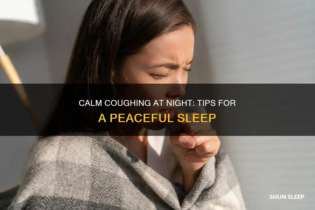 how to calm a cough when you need to sleep