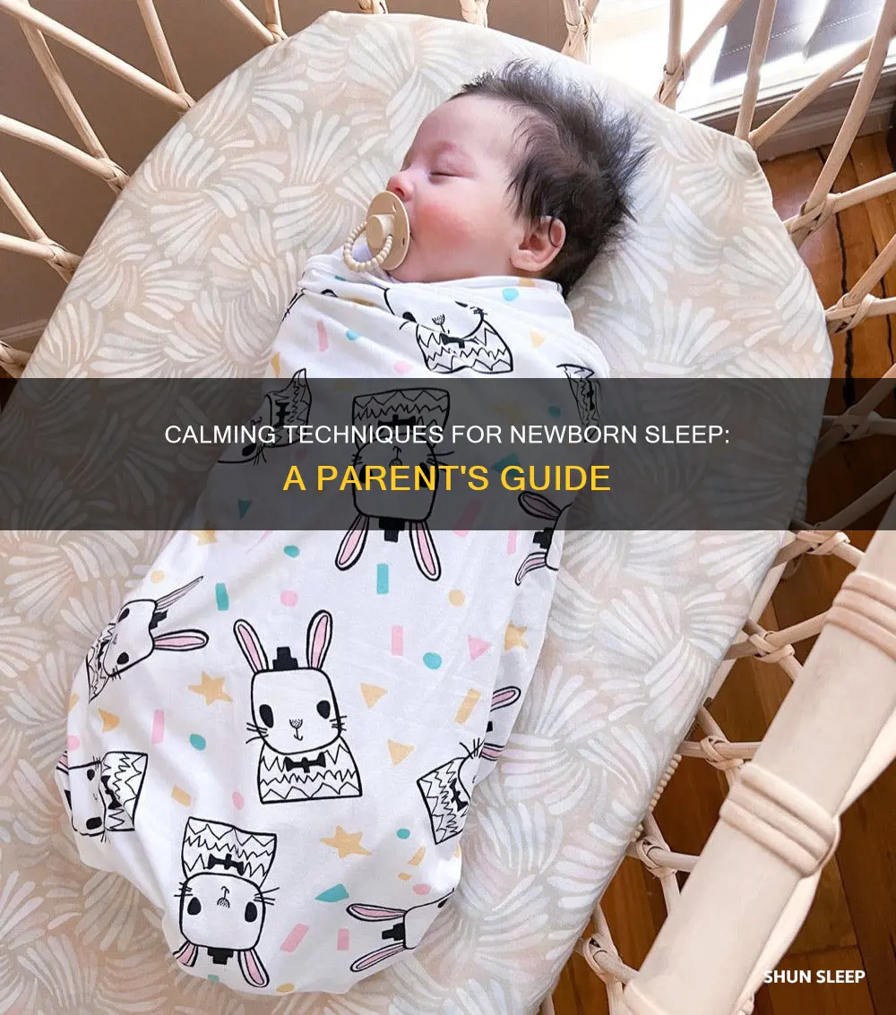 how to calm a newborn to sleep
