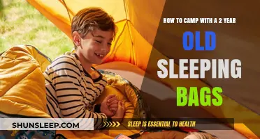 Camping with Toddlers: Sleeping Bag Strategies