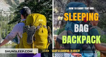 Backpacking Basics: Tent, Sleeping Bag, Backpack