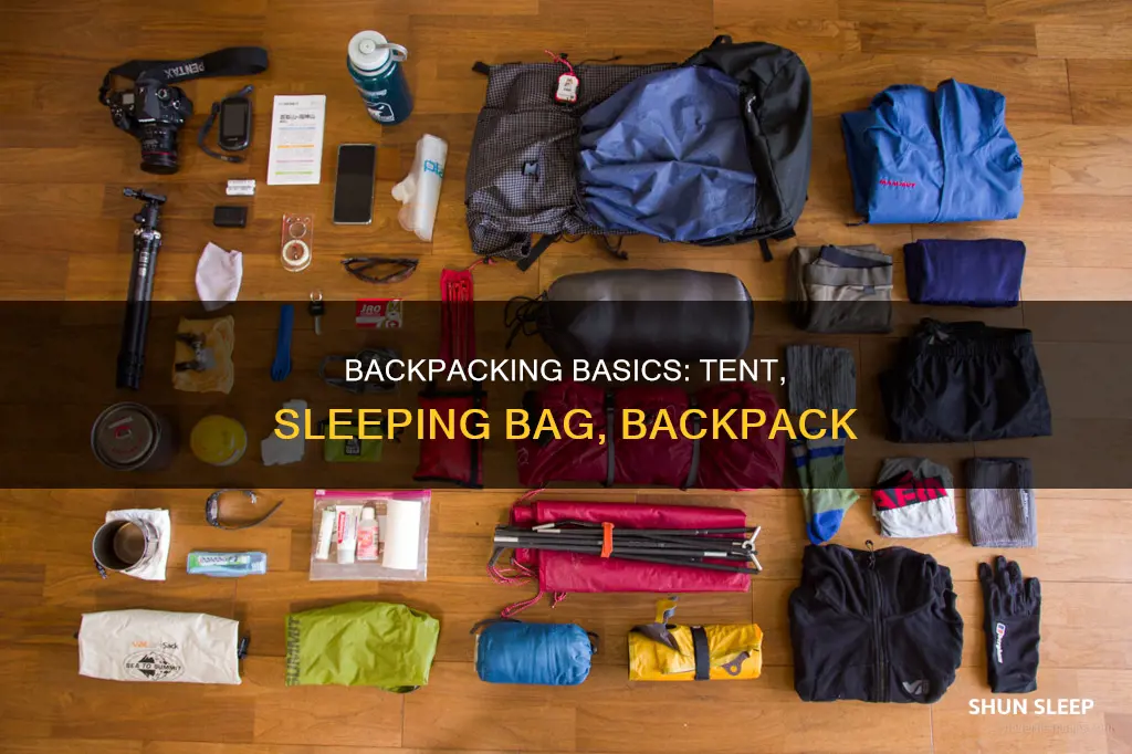 how to carry tent and sleeping bag backpack