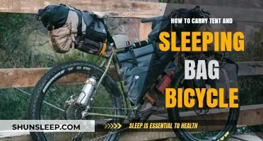 Tent and Sleeping Bag Bicycle Packing: Space-saving Tips