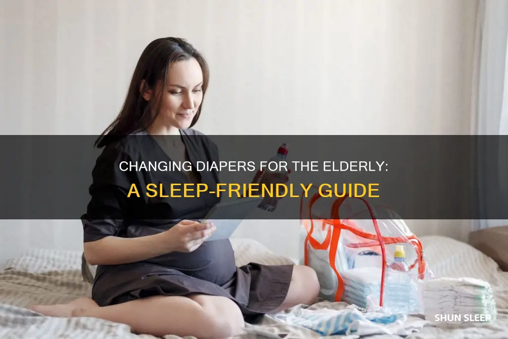 how to change diapers for the old people while sleeping