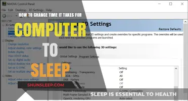 Adjusting Your Computer's Sleep Settings: A Quick Guide