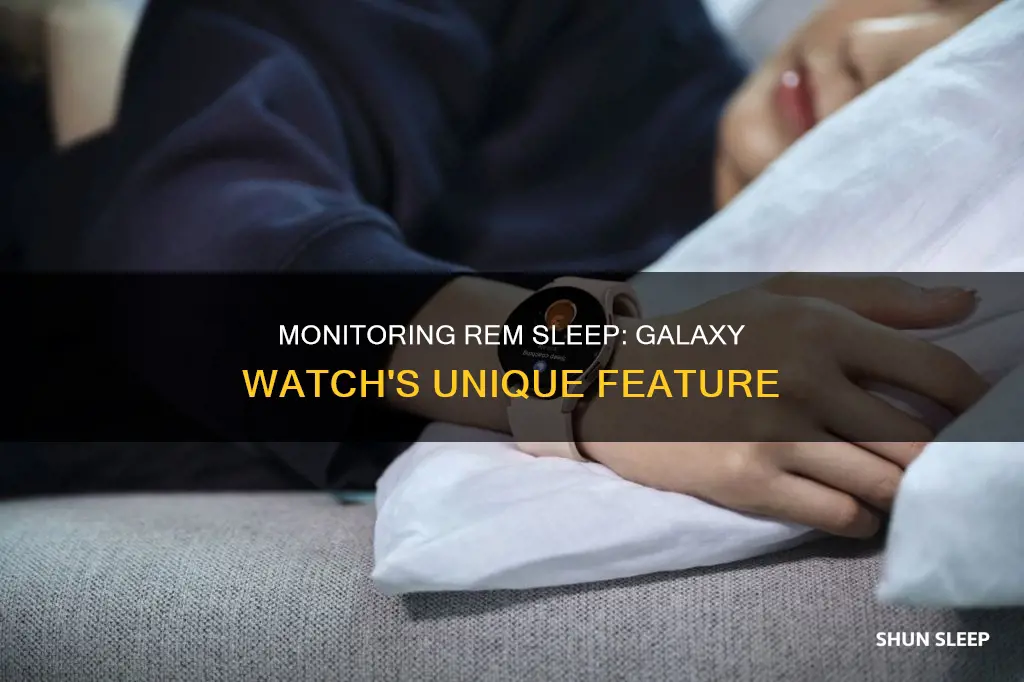 how to check rem sleep galacy watch