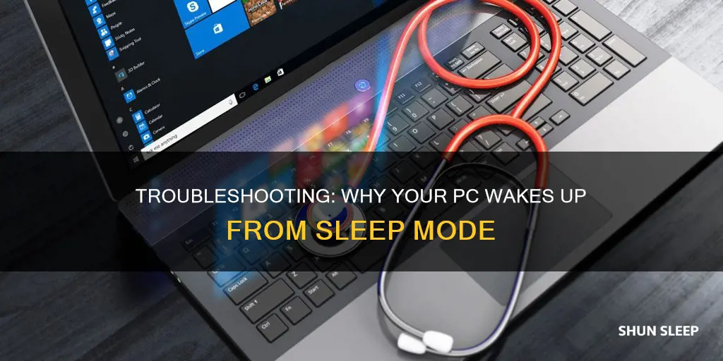 how to check why pc wakes up from sleep