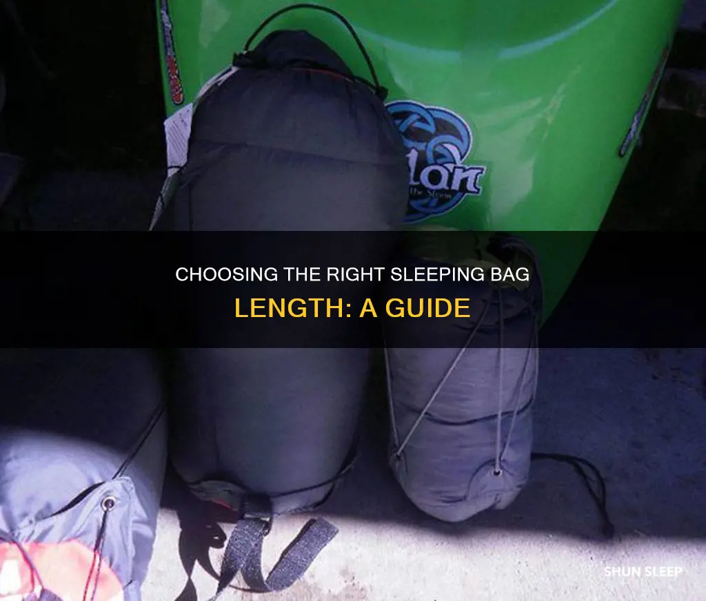 how to choose a sleeping bag length