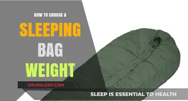 Choosing the Right Sleeping Bag: Weight Considerations