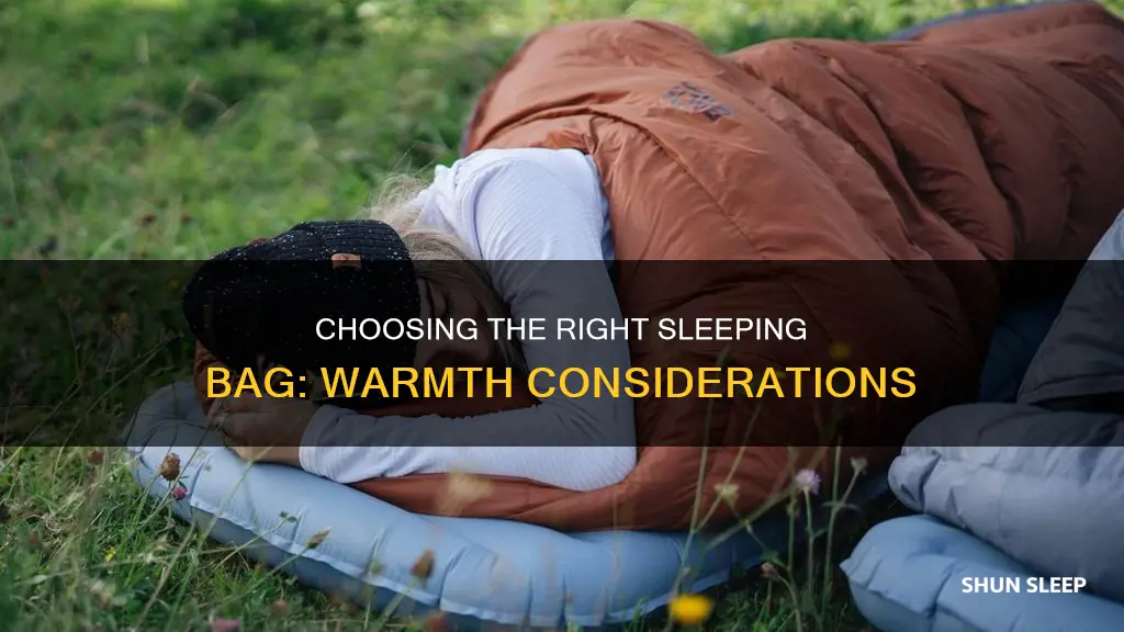 how to choose sleeping bag warmth