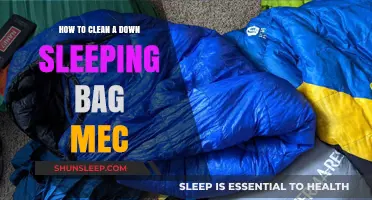 Down Sleeping Bag Cleaning and Care Guide