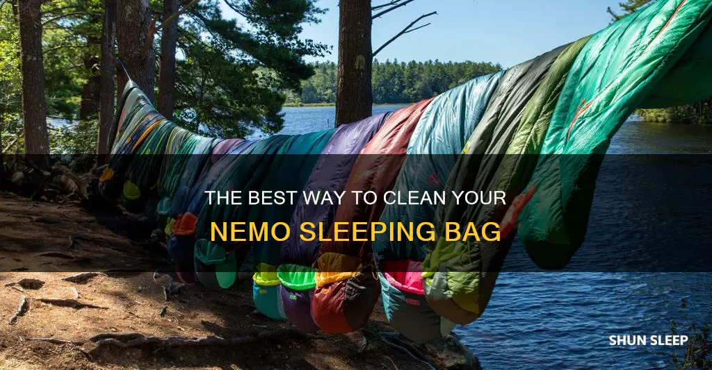 how to clean a nemo sleeping bag